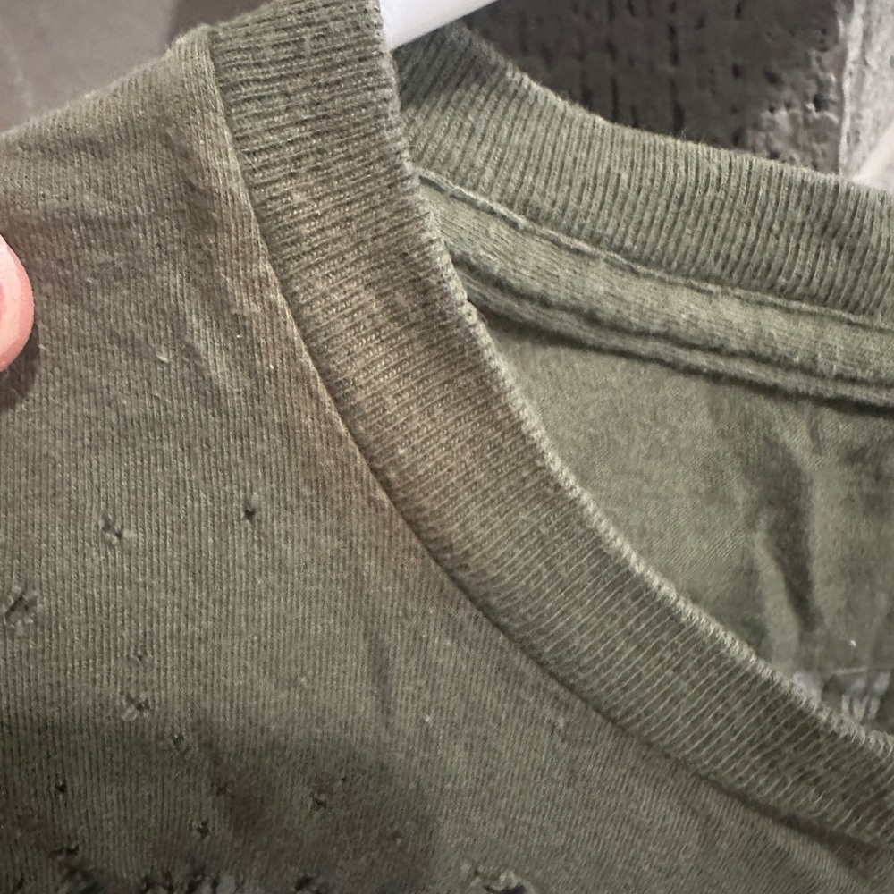God Is Dope Olive Green T-Shirt - Picture 4 of 4